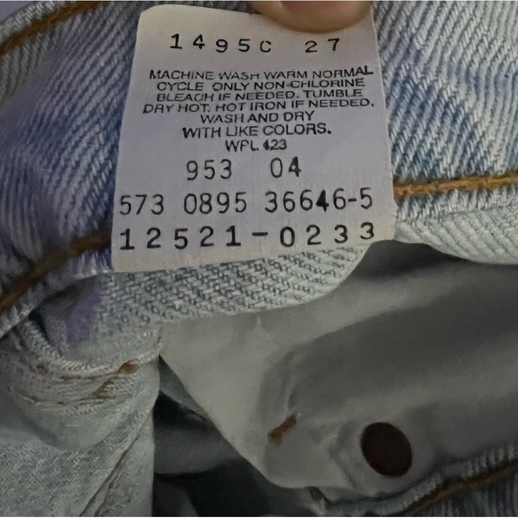 Levi’s 521 Size 8 petite - Picture 5 of 17